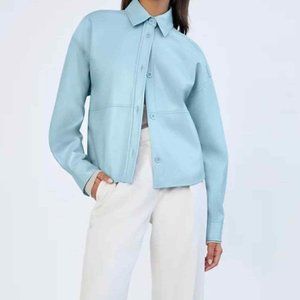 ARITZIA BABATON PELLI HIP SHIRT JACKET